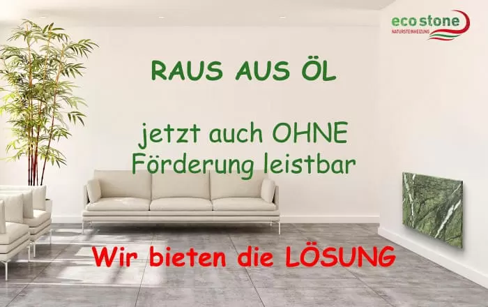 Natursteinheizung als beste Alternative